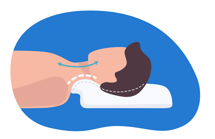 Pillow spinal alignment